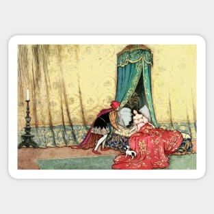 Sleeping Beauty - Warwick Goble Sticker